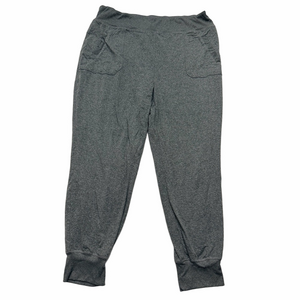 Balance Collection Gray Soft Sweats Yoga Athletic Jogger Pants Plus Size 1X